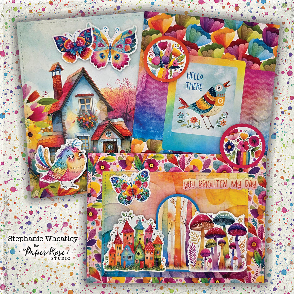 Rainbow Village Cards - Stephanie Wheatley