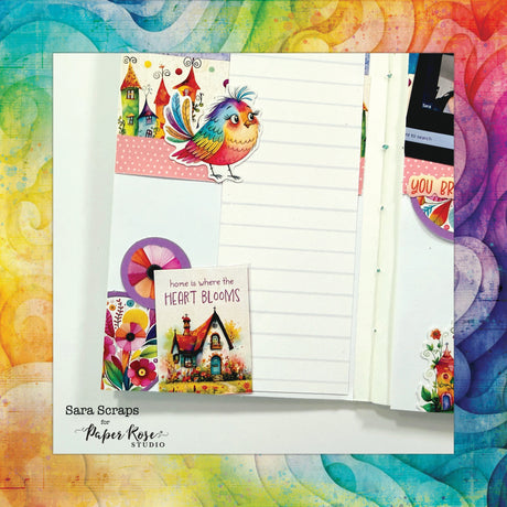Rainbow Village Traveler's Journal Pages - Sara Scraps