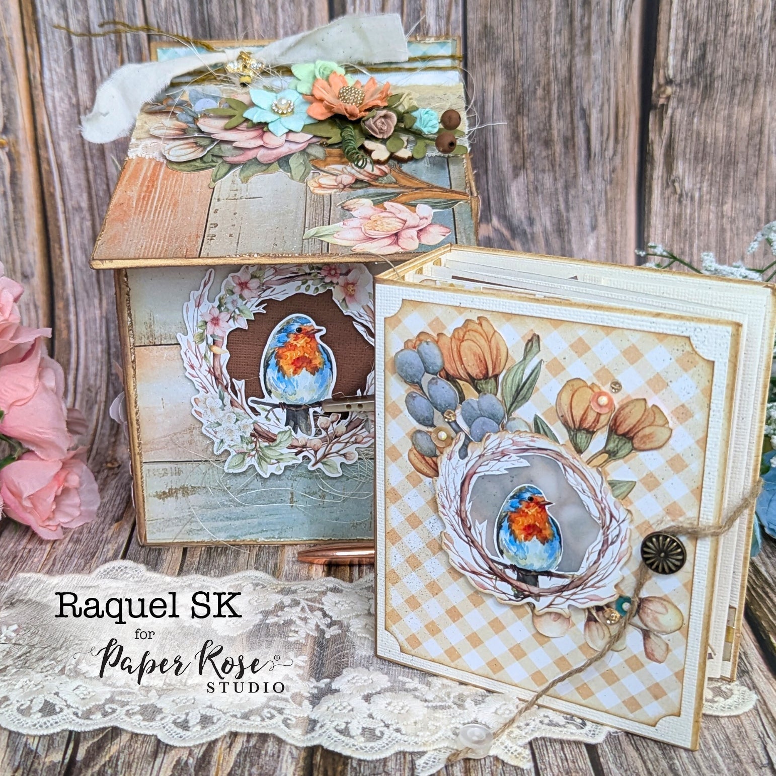 Easter Memories Bird House Decor & Memory Book - Raquel Sanchez-Krohn