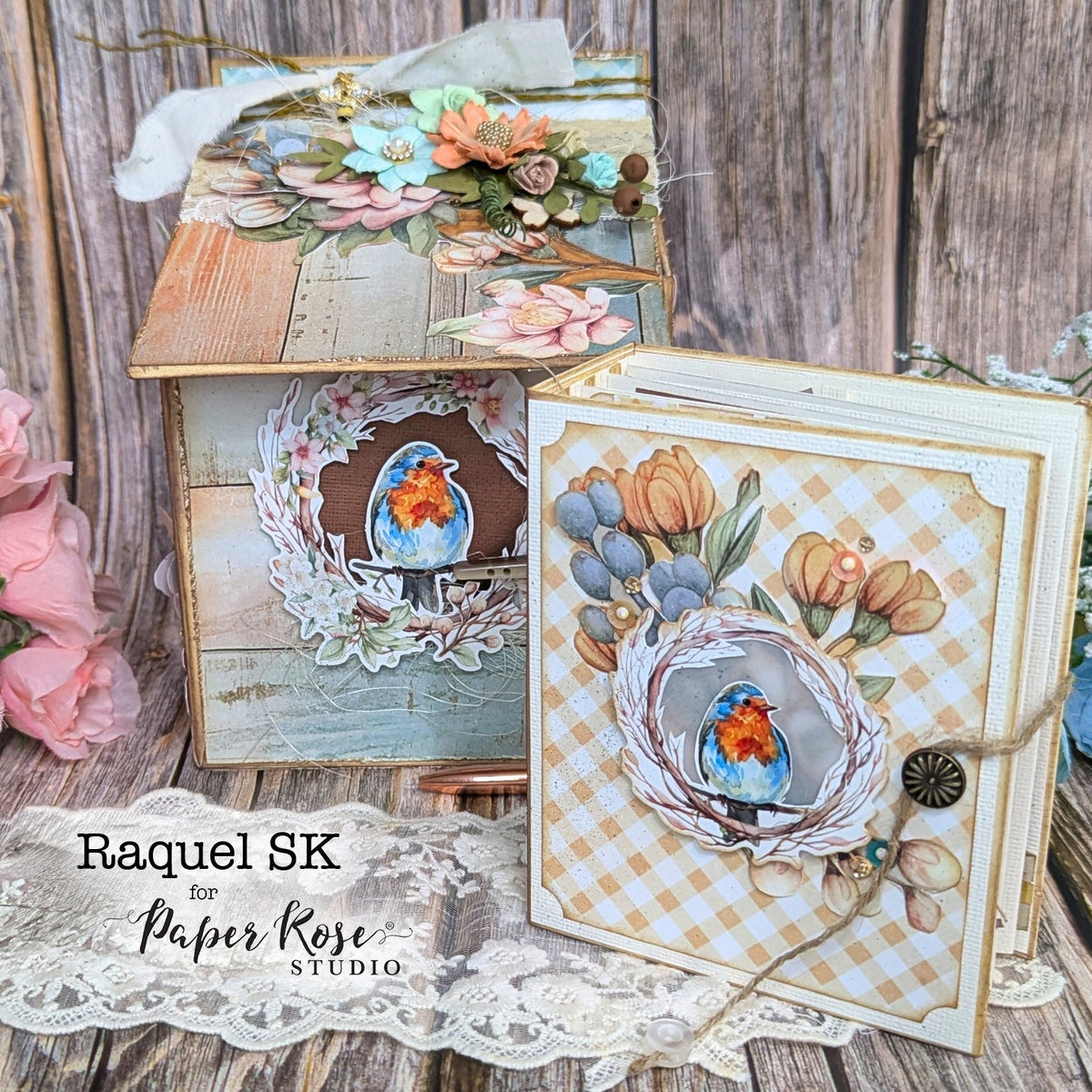 Easter Memories Bird House Decor & Memory Book - Raquel Sanchez-Krohn