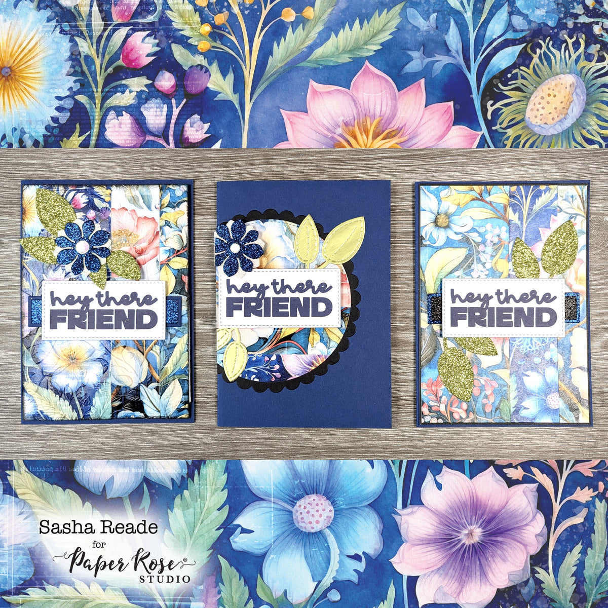 Botanical Blooms Friendship Cards - Sasha Reade