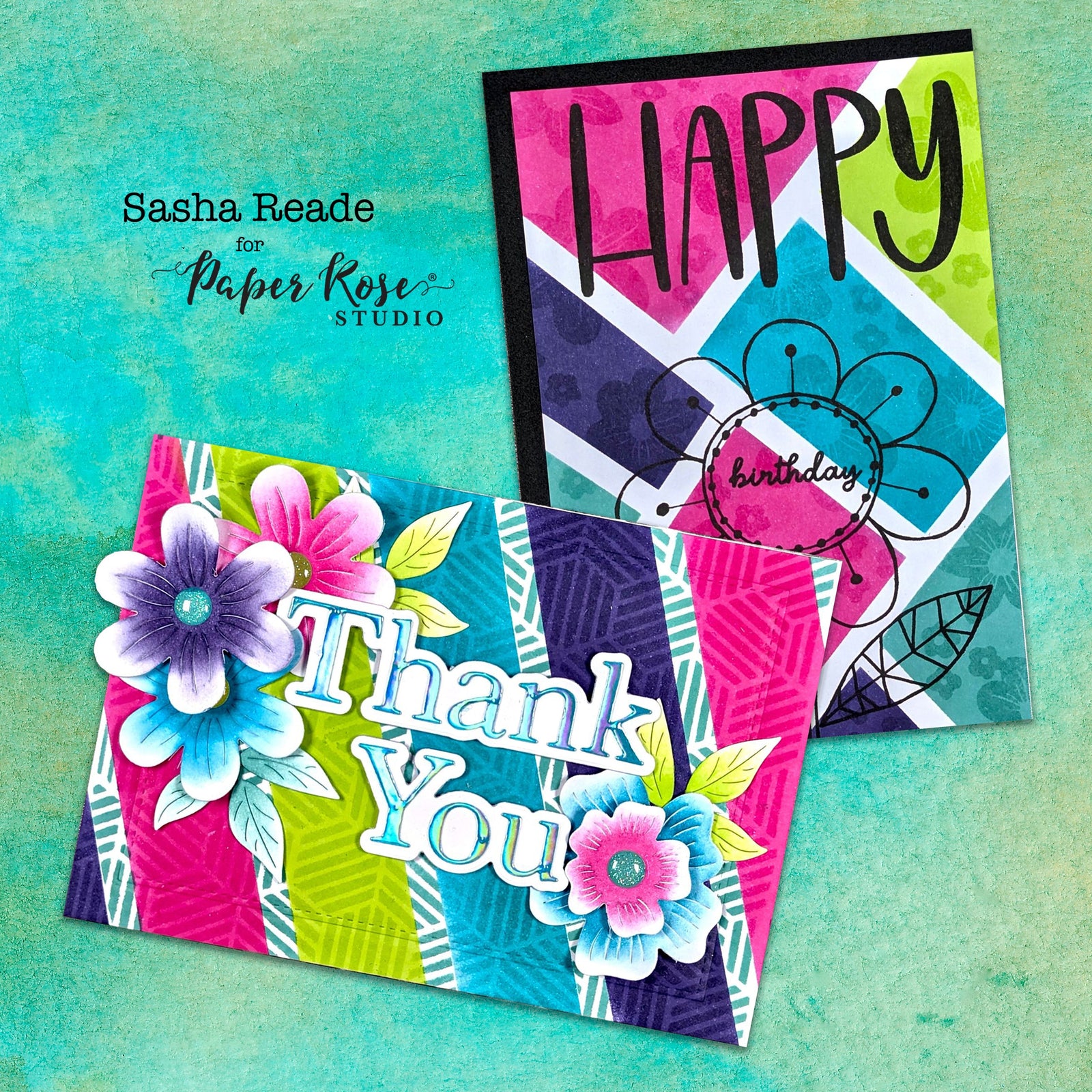 Making Cards with Stencils – Sasha Reade
