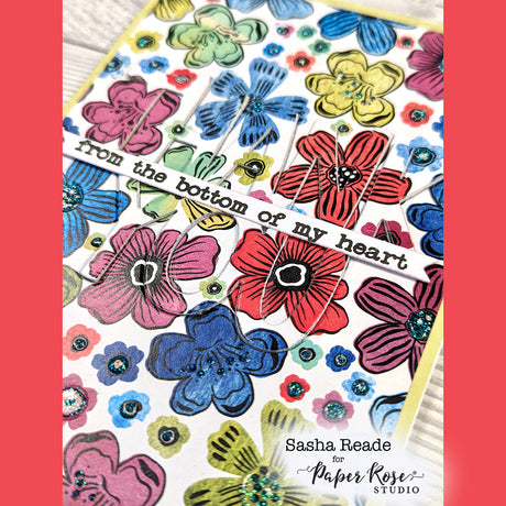 Watercolour and Scribbles Cards - Sasha Reade