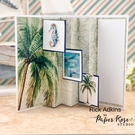 Seaside Memories Accordion Fun Fold Cards - Rick Adkins