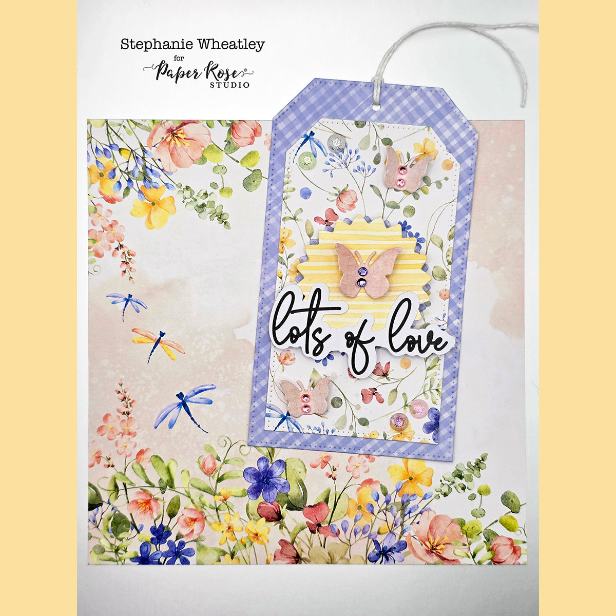 Spring Memories Gift Tag - Stephanie Wheatley