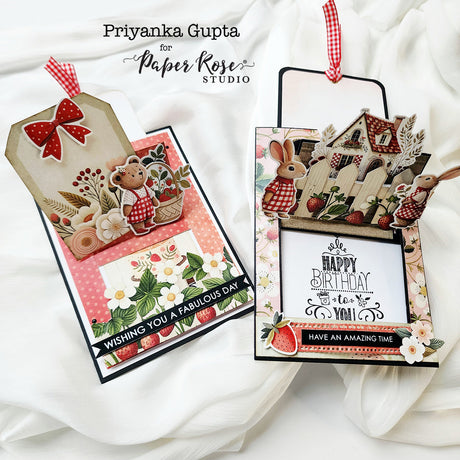 Strawberry Friends Slider Cards - Priyanka Gupta