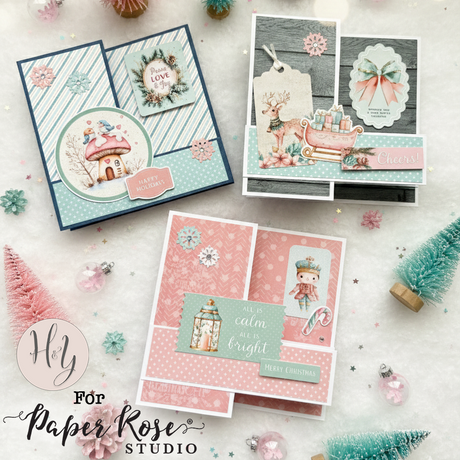 Fairytale Christmas Trifold Cards - DJ Baker