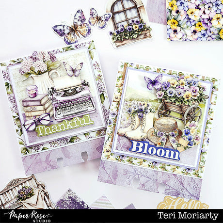 Petals & Pansies Memory Dex Cards - Teri Moriarty