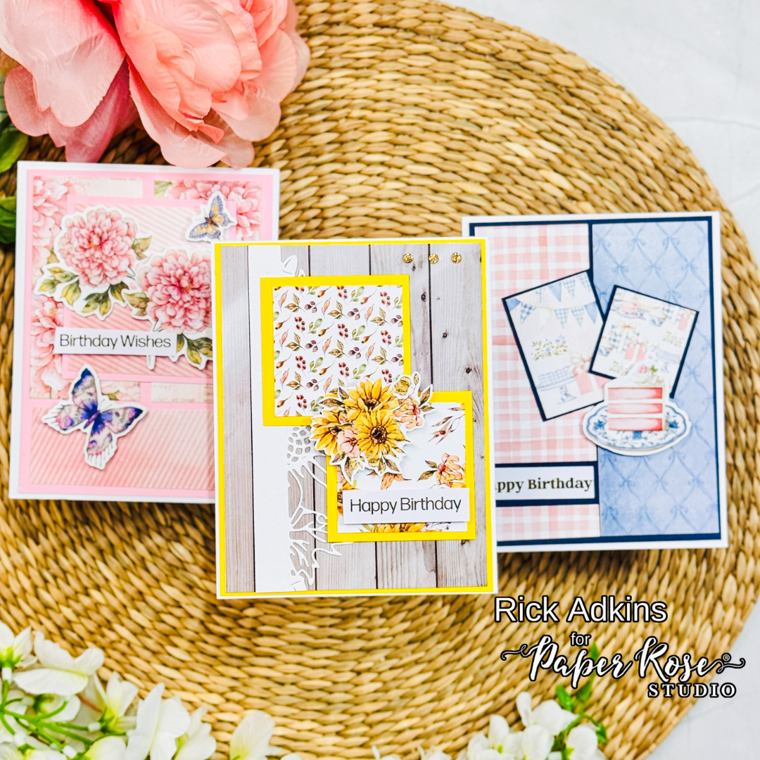 Floral Birthday Cards - Rick Adkins