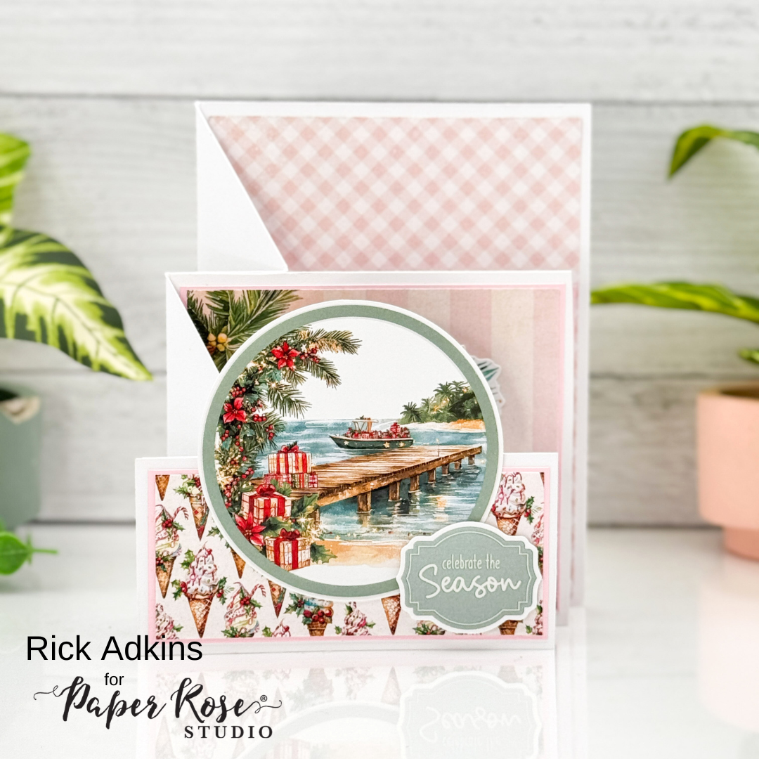 Tropical Christmas Fun Fold Card – Rick Adkins