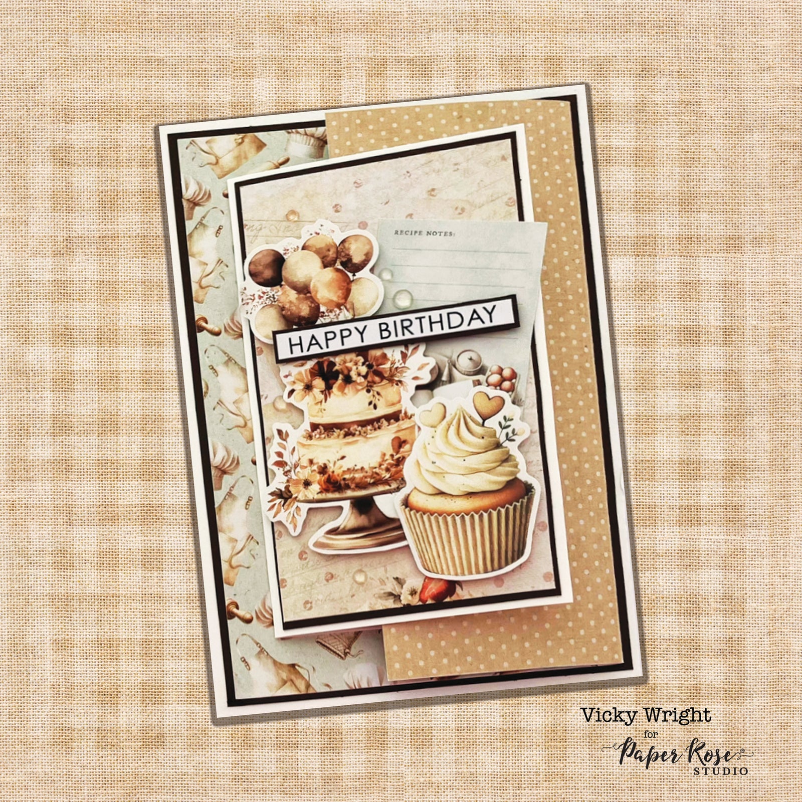 Heart & Home Fun Fold Card - Vicky Wright