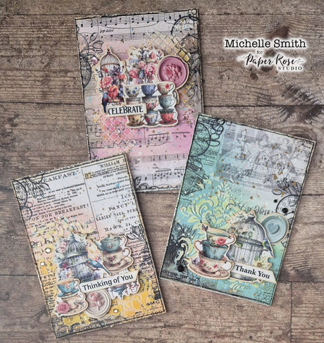 Botanical Memories/Vintage Backgrounds Cards - Michelle Smith