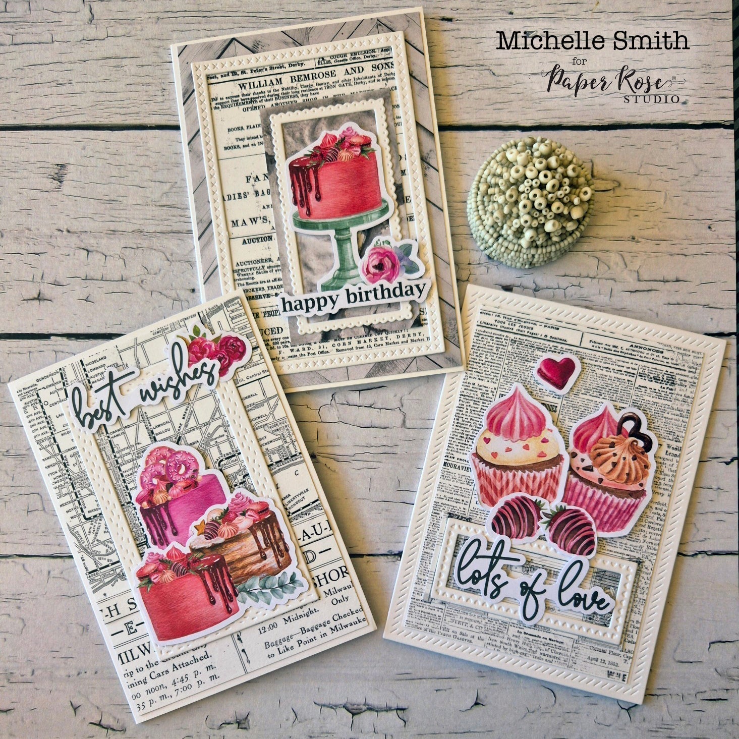 Cake Time Greeting Cards - Michelle Smith