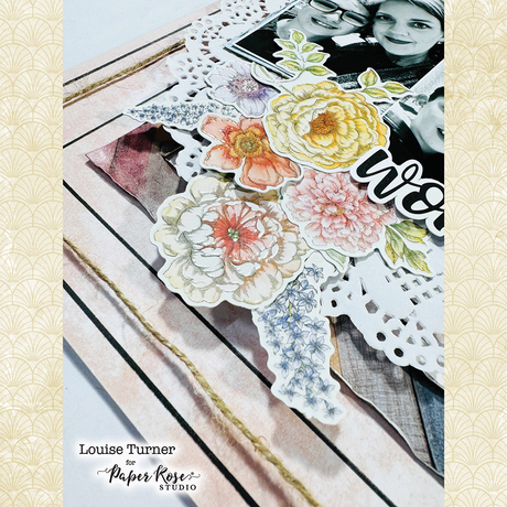 Words of Wisdom Scrapbook Layout - Louise Turner