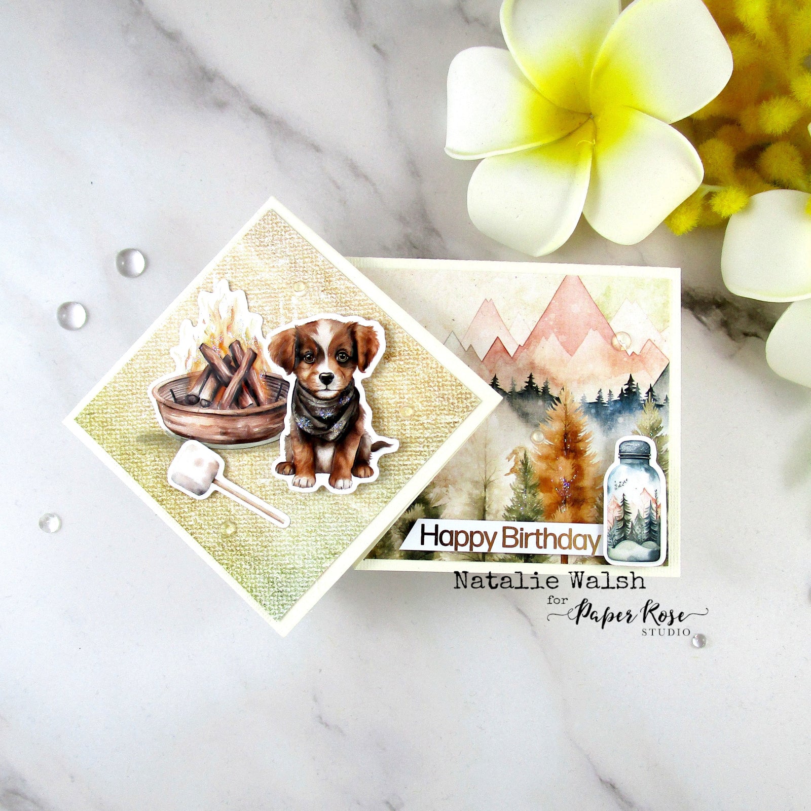 Campfire Tales Fun Fold Card - Natalie Walsh