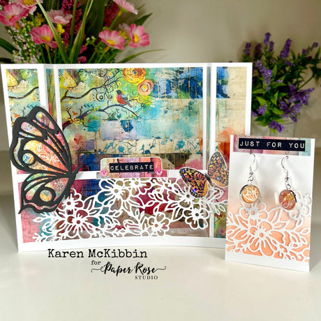 Portraits in Bloom Card & Gift Presenter - Karen McKibbin