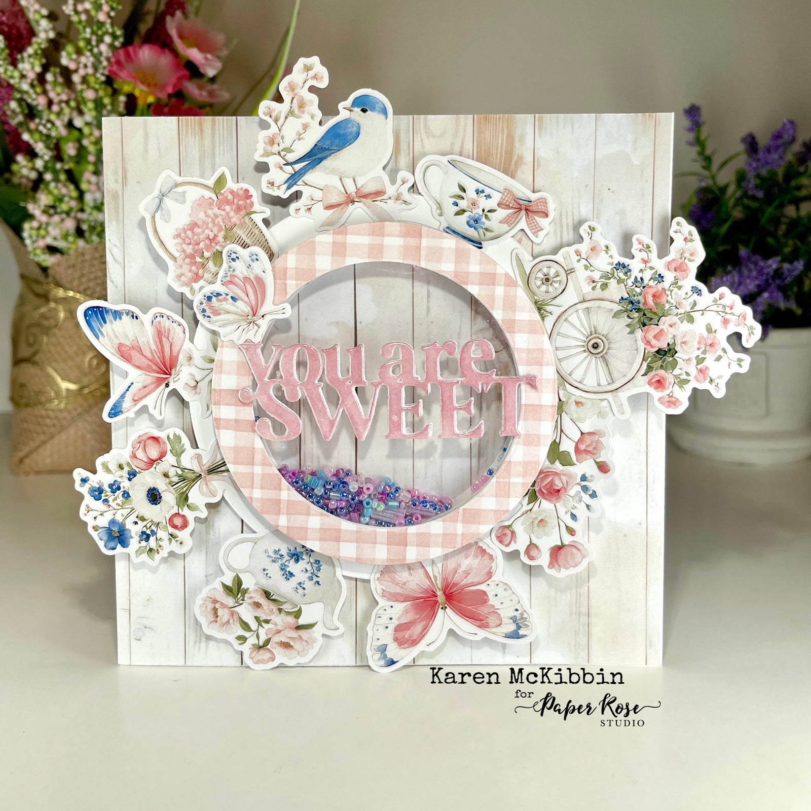 Primrose Garden Interactive Cards - Karen McKibbin