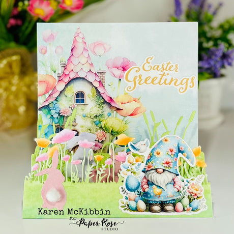 Easter Time Basics Fancy Fold Cards - Karen McKibbin