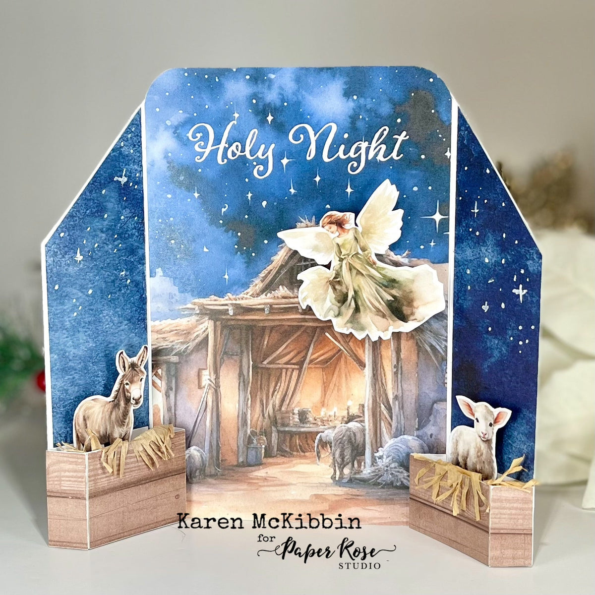 Joy to the World Fun Fold Cards - Karen McKibbin