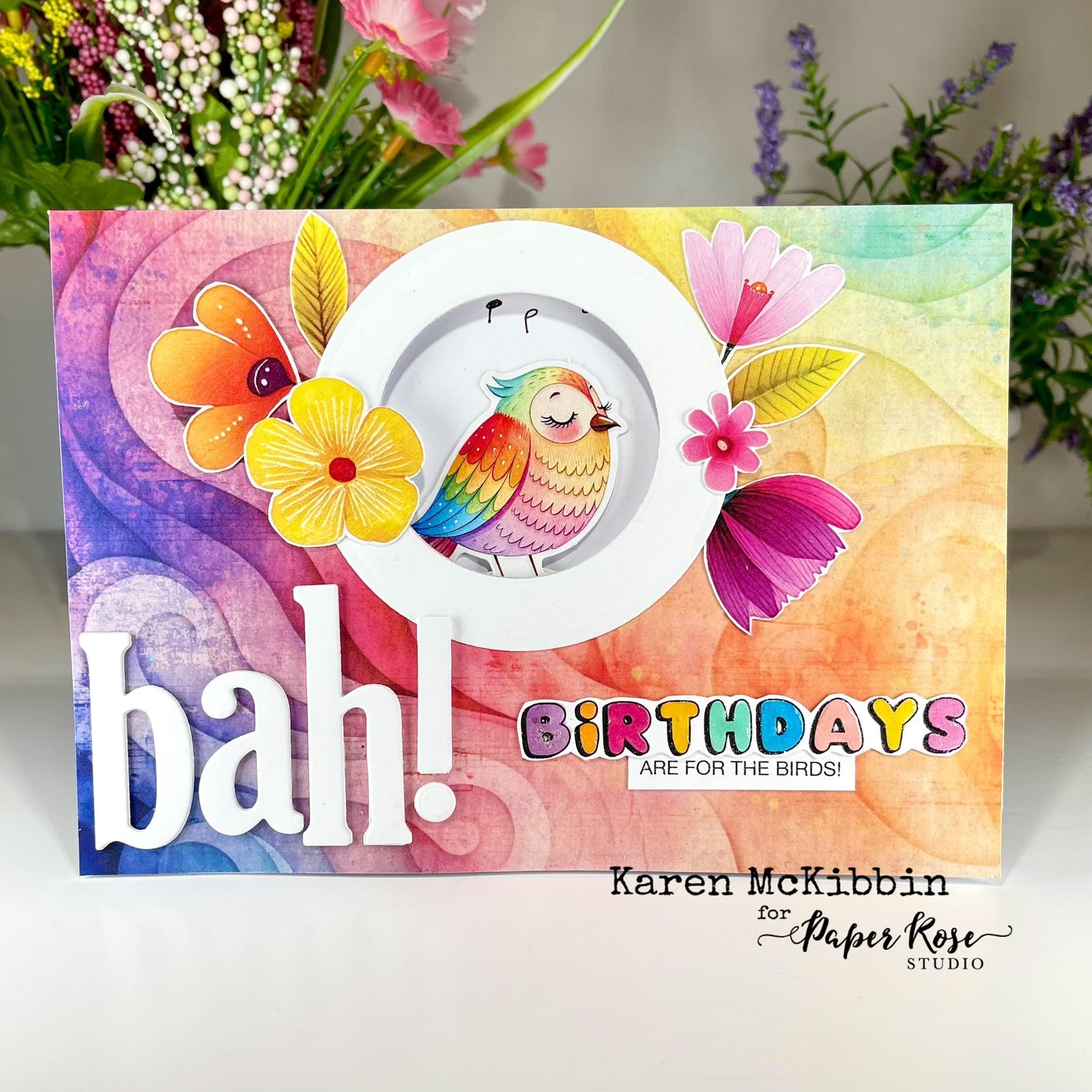 Rainbow Village "2 From 1" Cards - Karen McKibbin