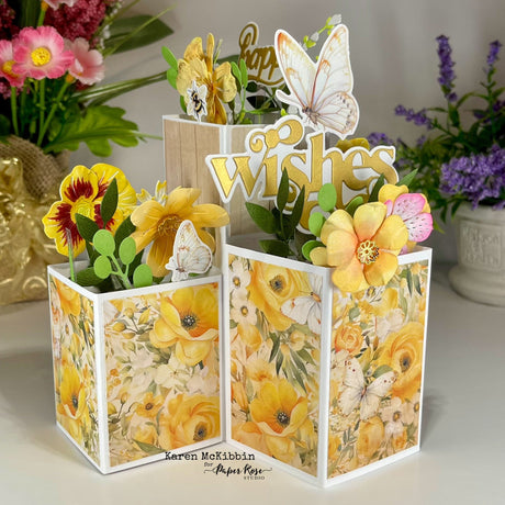 Bees and Butterflies Dimensional Cards - Karen McKIbbin