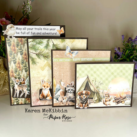 Campfire Tales Birthday Card - Karen McKibbin