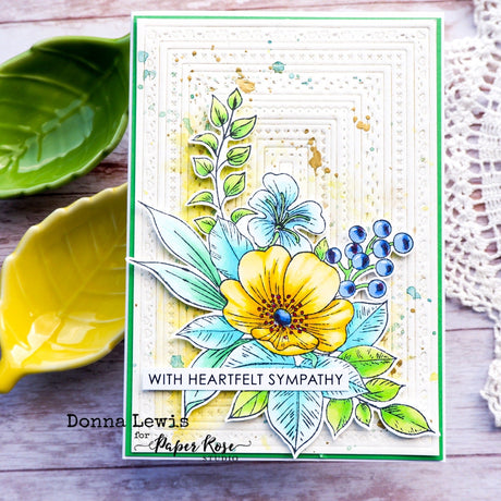 Hayley's Bouquet Card - Donna Lewis