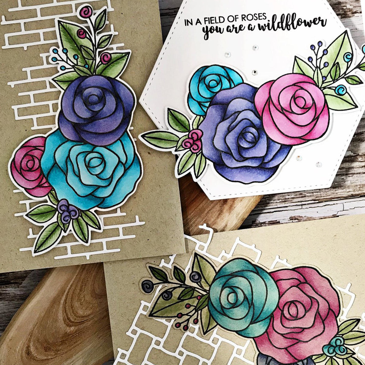 Rose Bouquet Cards - Melissa Goodman – Paper Rose USA