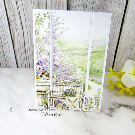 Petals & Pansies Fun Fold Card - Natalie Walsh