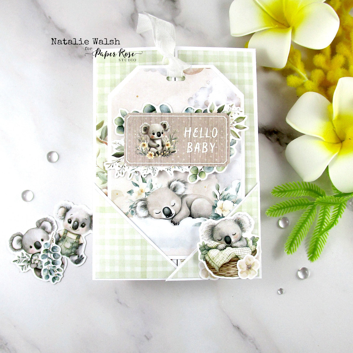 Little Koala Adventures Fun Fold Card & Tag - Natalie Walsh