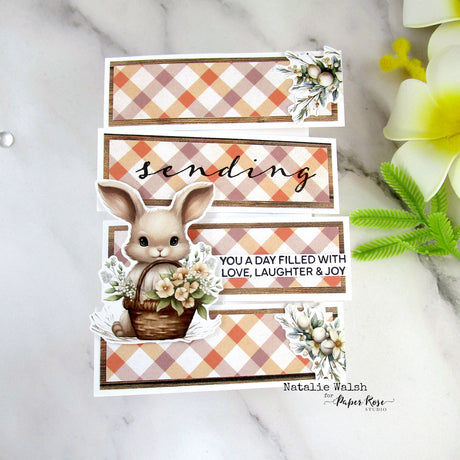 Easter Village Fun Fold Card - Natalie Walsh