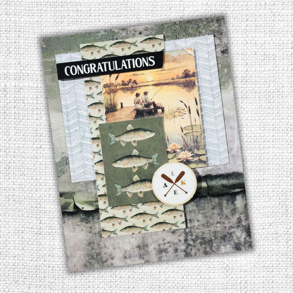 Papercuts Cardmaking Kit - June 2025 Lakeside Memories 34824 - Paper Rose Studio