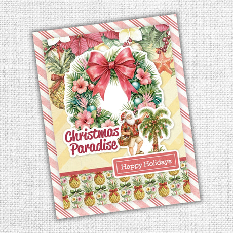 Christmas in Paradise 6x8" Quick Cards Die Cuts 36976
