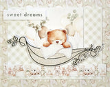 Papercuts Cardmaking Kit - Boho Baby 35095 - Includes 4x6" Clear Stamp & Die Set - Paper Rose Studio