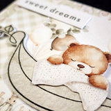 Papercuts Cardmaking Kit - Boho Baby 35095 - Includes 4x6" Clear Stamp & Die Set - Paper Rose Studio