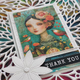 Portraits in Bloom LIMITED EDITION Papercuts Cardmaking Kit with METAL DIES 36703