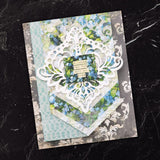 Portraits in Bloom LIMITED EDITION Papercuts Cardmaking Kit with METAL DIES 36703