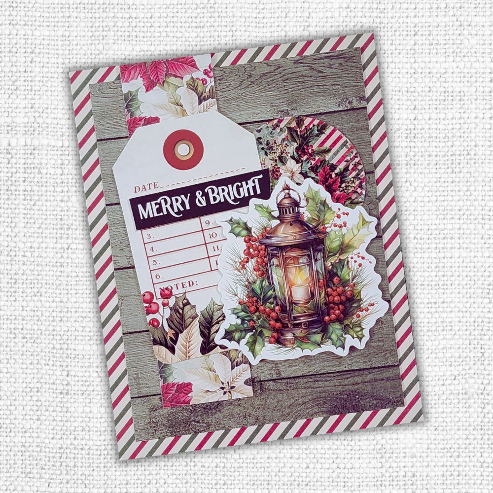 Christmas Holly Embossed Die Cuts 35163 - Paper Rose Studio