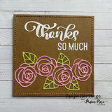 Rambling Rose Border Metal Cutting Die 25996 - Paper Rose Studio