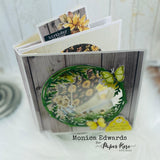 Layered Butterfly Circle Metal Cutting Die 18858 - Paper Rose Studio