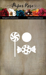 Christmas Candy Lollipop Small Metal Cutting Die 32502 - Paper Rose Studio