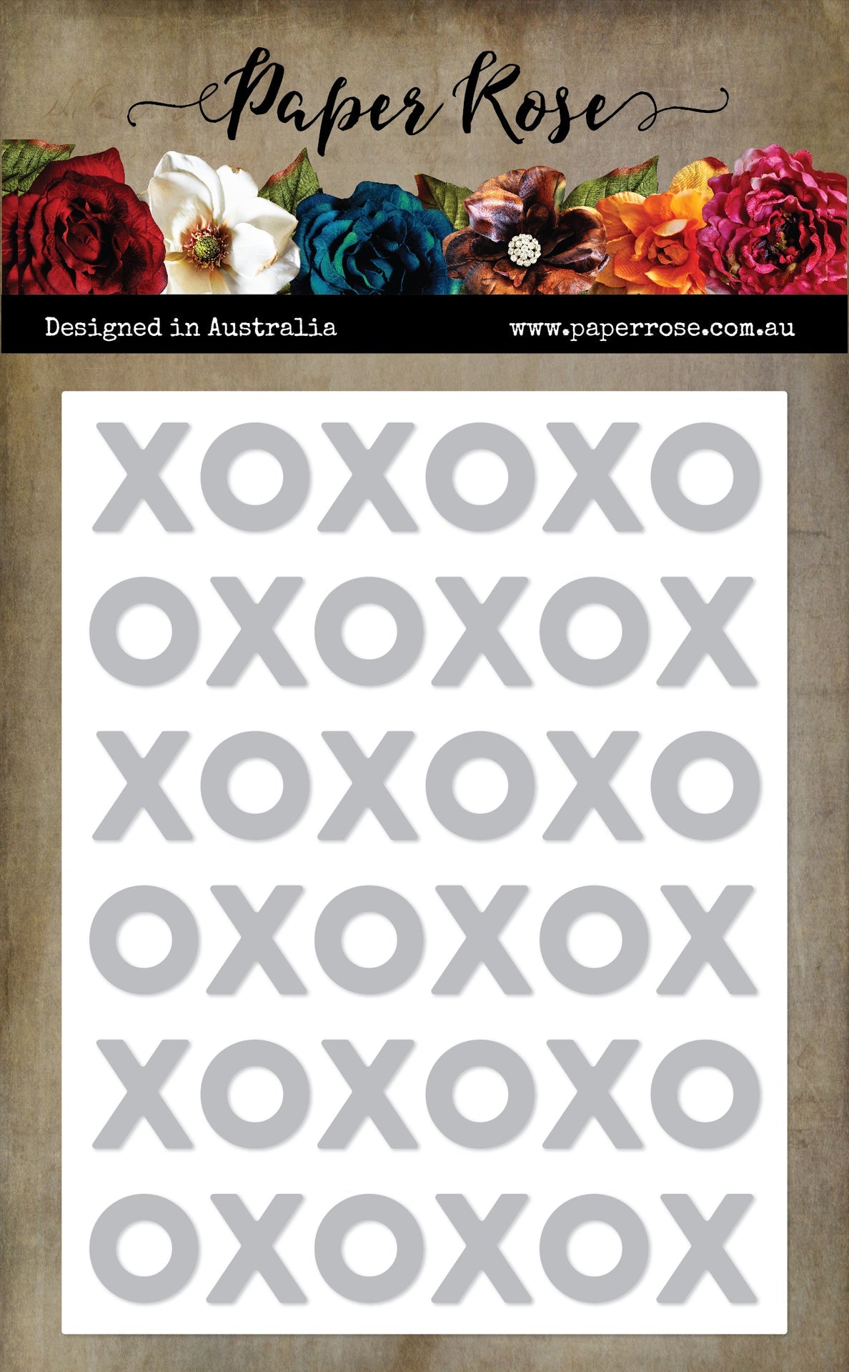XOXO Coverplate Metal Cutting Die 33843 - Paper Rose Studio