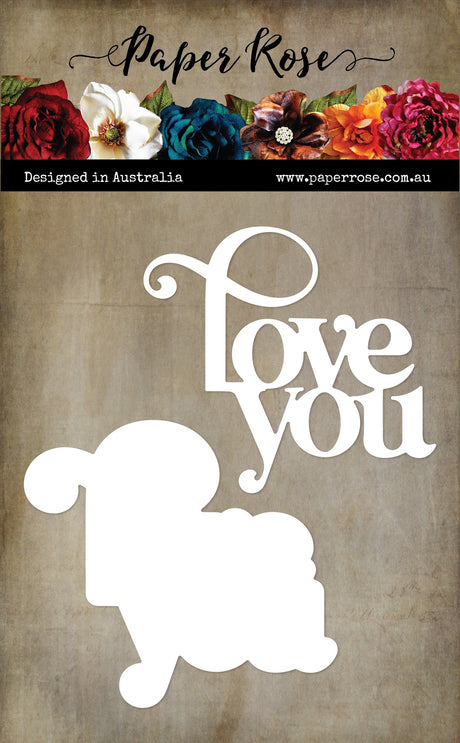 Love You Large Metal Cutting Die 33849 - Paper Rose Studio