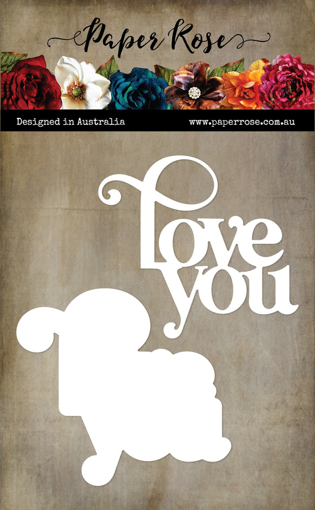 Love You Large Metal Cutting Die 33849 - Paper Rose Studio