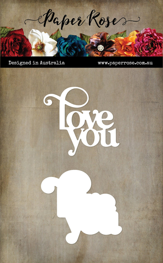 Love You Small Metal Cutting Die 33852 - Paper Rose Studio