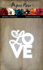 Layered LOVE Metal Cutting Die 33864 - Paper Rose Studio