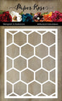 Large Honeycomb Coverplate Metal Die 33924 - Paper Rose Studio