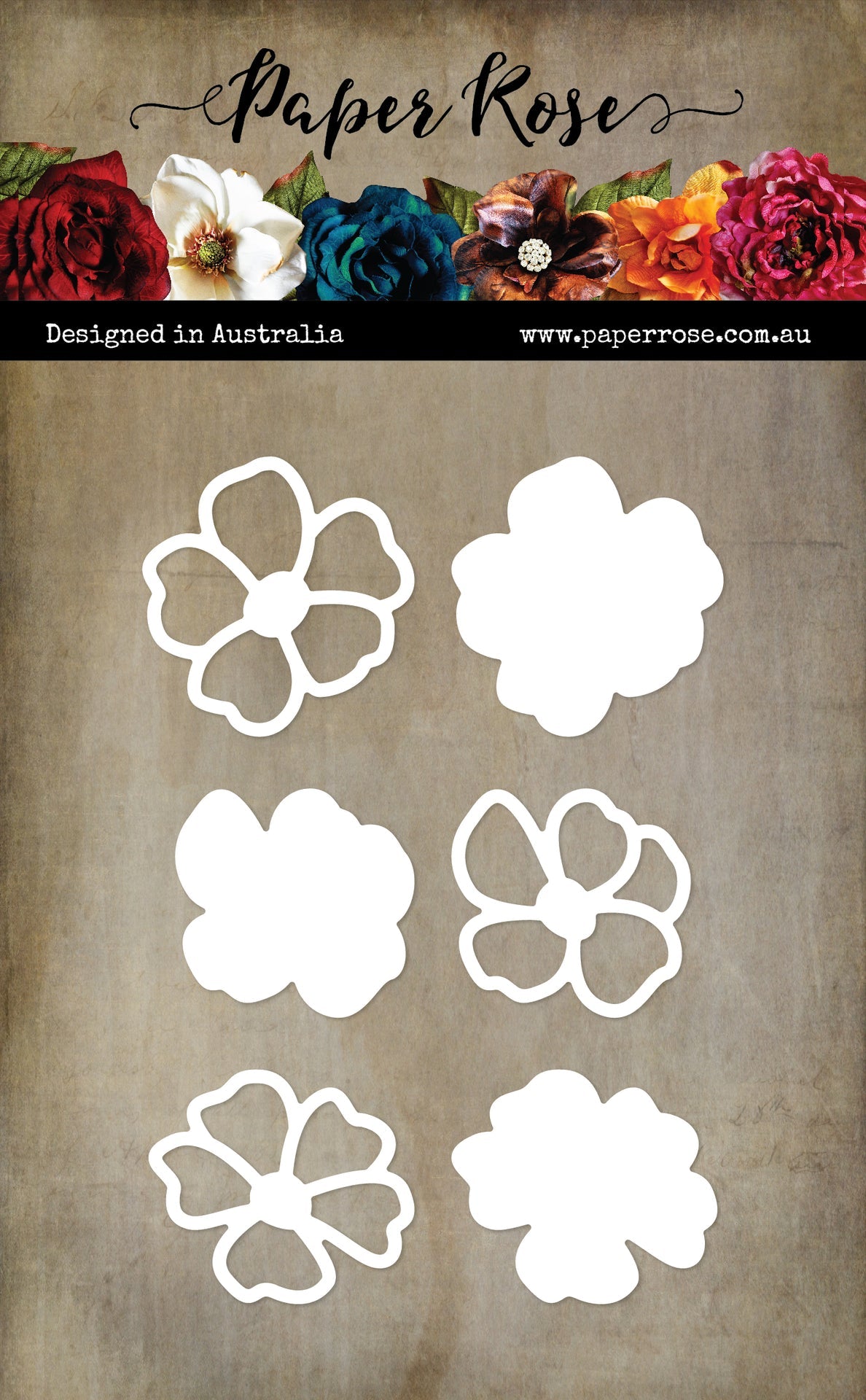 Primrose Flower Layered Metal Dies 33927 - Paper Rose Studio