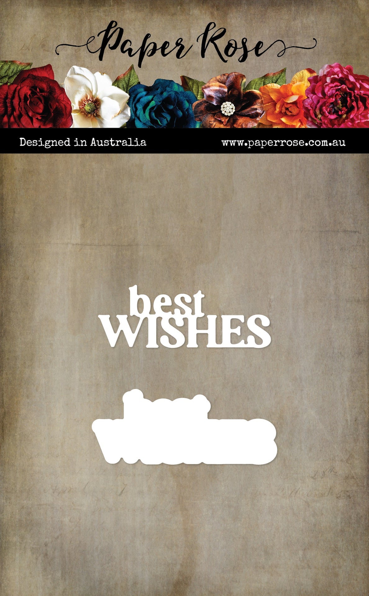 Best Wishes Small Layered Metal Dies 33933 - Paper Rose Studio