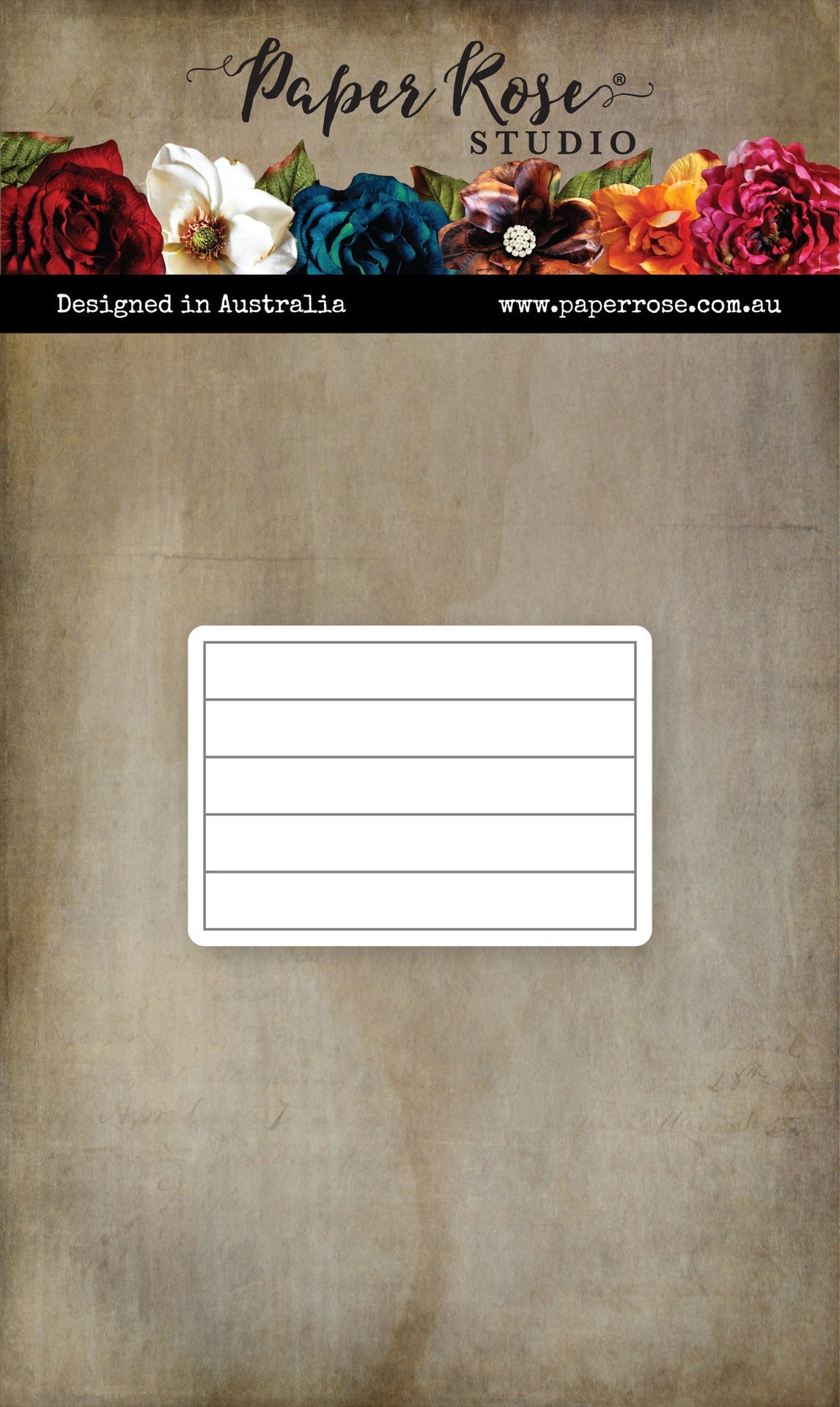 Short Sentiment Strip Metal Die 34407 - Paper Rose Studio